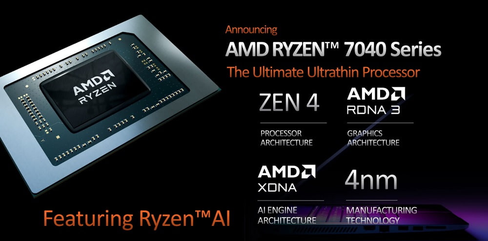 CPU AMD Ryzen 7040 Series ra mắt: Kiến trúc Zen 4 cùng iGPU RDNA 3