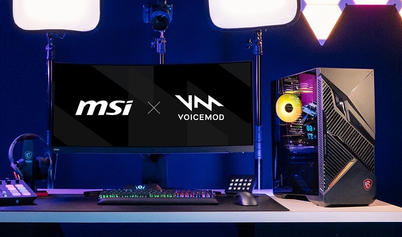 MSI Mystic Light x Voicemod Sync - Sản phẩm MSI Computex 2023